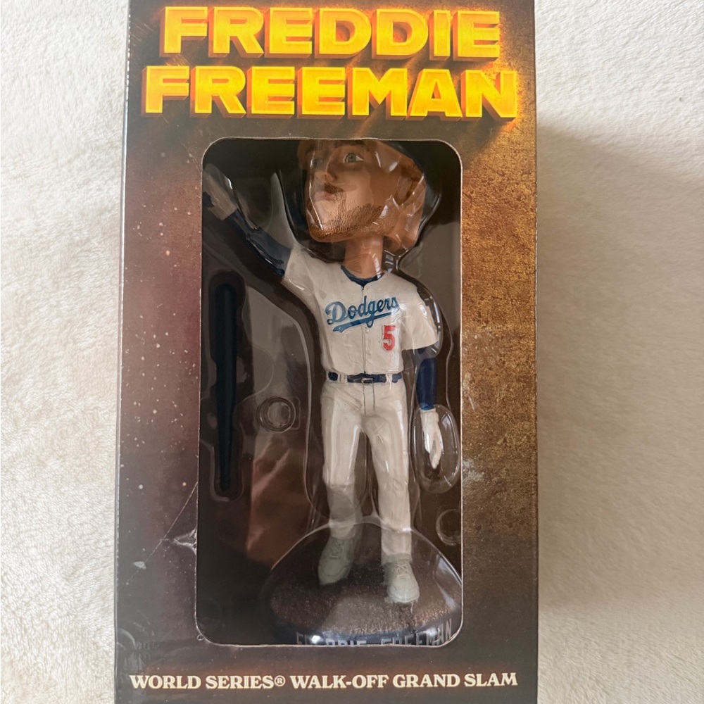 2025 FREDDIE FREEMAN Dodgers Bobblehead WALK OFF GRAND SLAM RARE UNOPENED